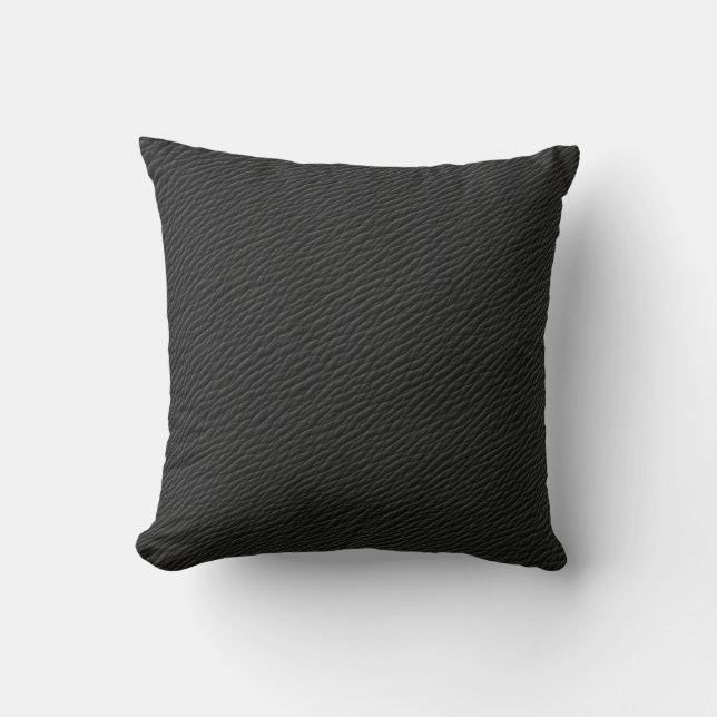 Coussin de jet en imitation cuir (Recto)