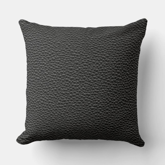 Coussin de jet en imitation cuir (Recto)