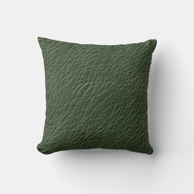 Coussin de jet en imitation cuir (Recto)