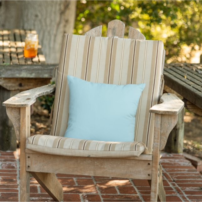 Coussin de jet extérieur bleu poudre (Chaise)