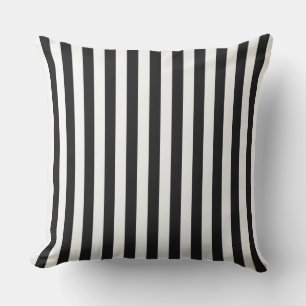 Coussin de jet extérieur rayé