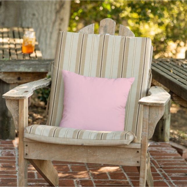 Coussin de jet extérieur rose (Chaise)