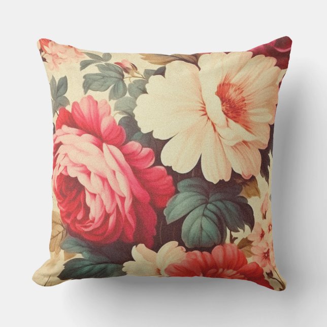 Coussin de jet Fleur de jardin grandeur (Recto)