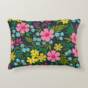 Coussin de jet floral Coussin de fleur coloré