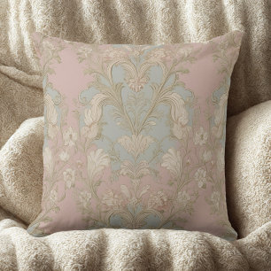 Coussin de jet floral élégant vintage