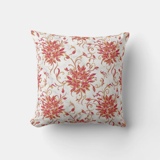 Coussin de jet floral sans couture
