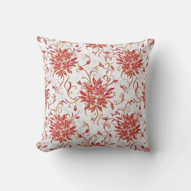Coussin de jet floral sans couture (Recto)