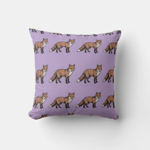 Coussin de jet Fox Boho Lavande