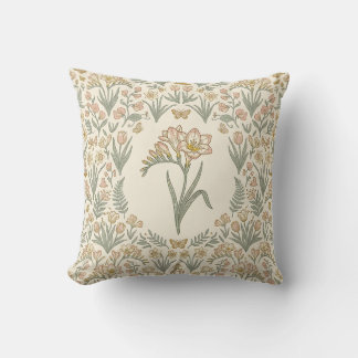 Coussin de jet Freesia Jardin de Printemps