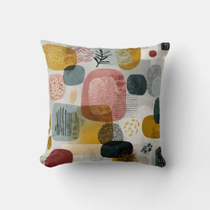 Coussin de jet géométrique abstrait moderne – Terr