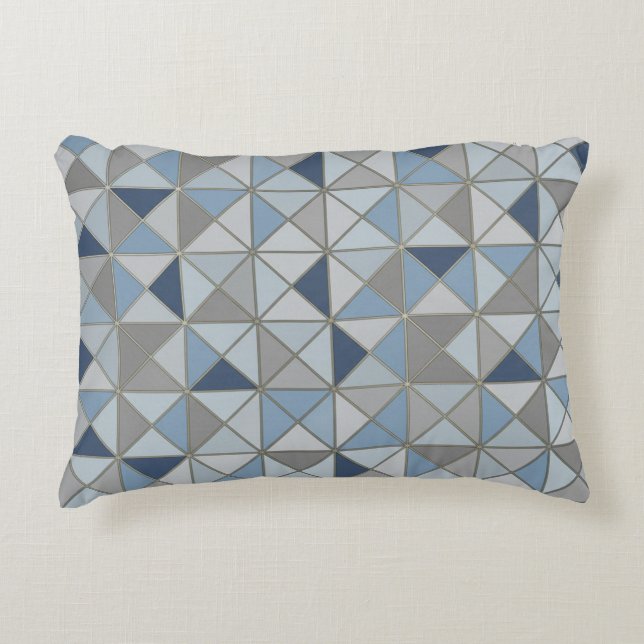 Coussin de jet géométrique marocain (Devant)