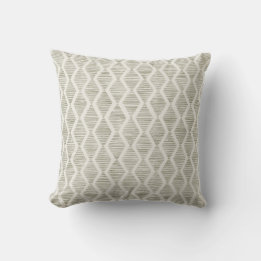 Coussin de jet géométrique minimaliste en diamant