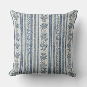 Coussin de jet Hamptons Bleu