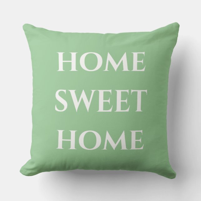 Coussin de jet Home Sweet Home (Recto)