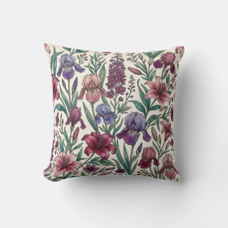 Coussin de jet Iris Bohème Ligne