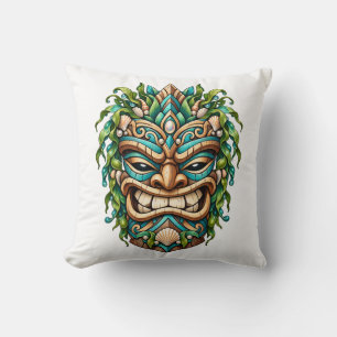 Coussin de jet Jade Shell Tiki Guardian