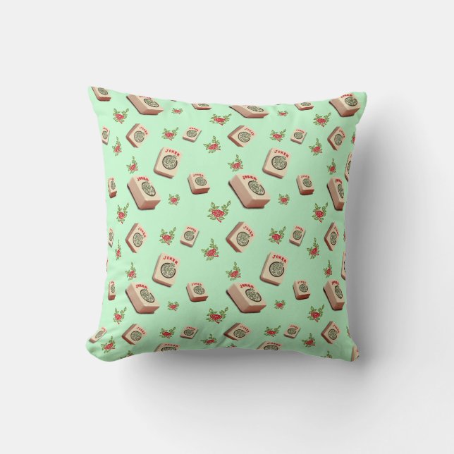 Coussin de jet Mah Jongg Jokers (Recto)