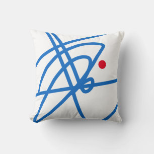 Coussin de jet minimalisme d'art abstrait