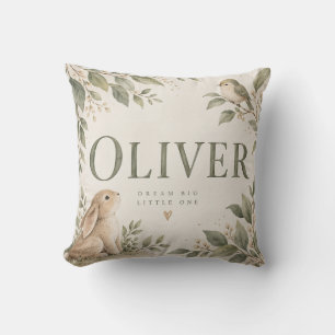 Coussin de jet Oliver Woodland Bunny Nursery