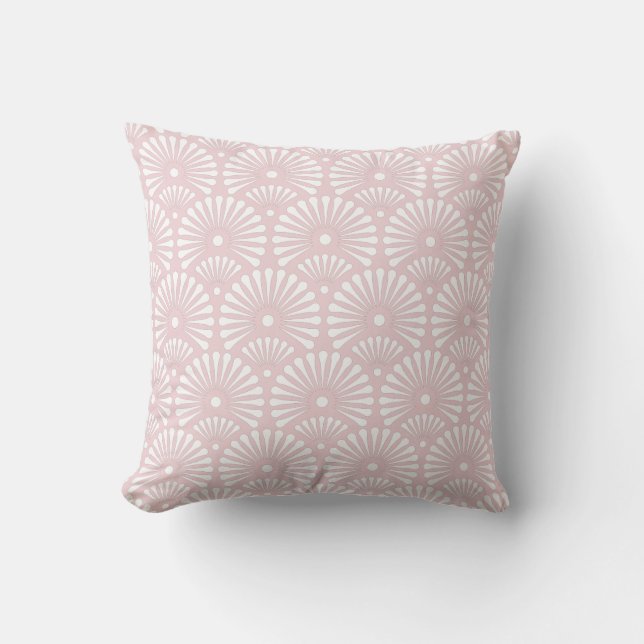 Coussin de jet ornement floral (Recto)