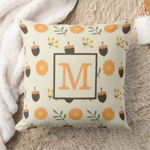 Coussin de jet personnalisé d'automne