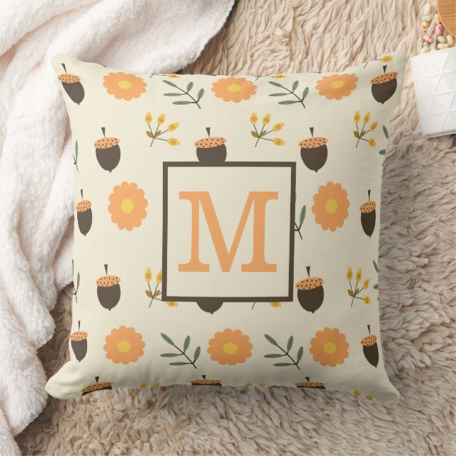 Coussin de jet personnalisé d'automne (Couverture)