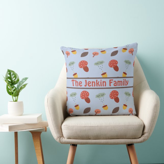 Coussin de jet personnalisé d'automne (Chaise)