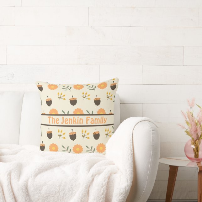 Coussin de jet personnalisé d'automne (Canapé)