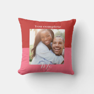 Coussin de jet personnalisé pour la Saint-Valentin