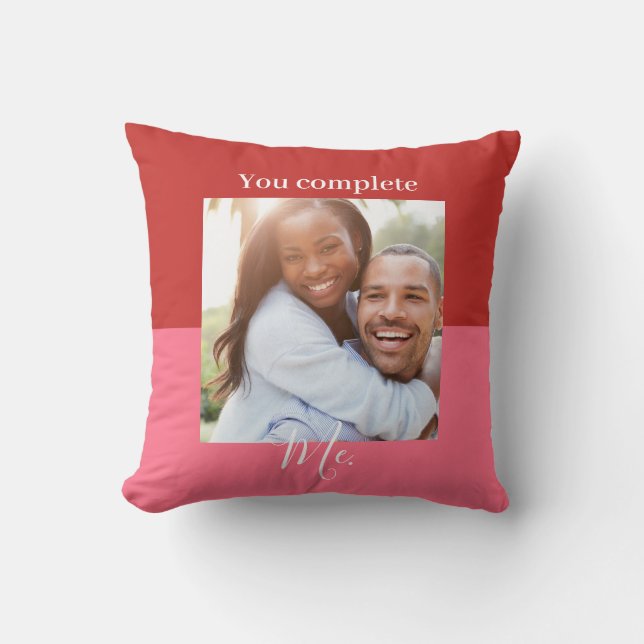 Coussin de jet personnalisé pour la Saint-Valentin (Recto)