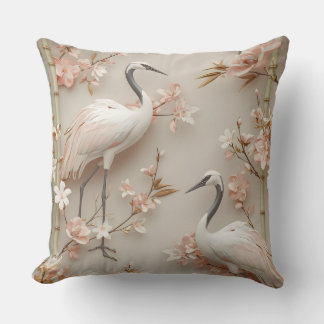 Coussin de jet : Serenity Sakura & Bambou