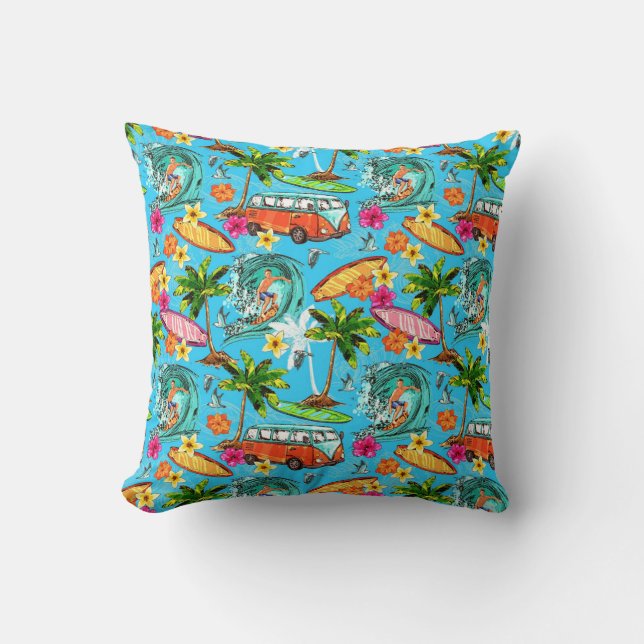 Coussin de jet tropical (Recto)