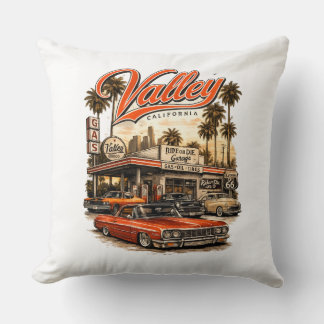 Coussin de jet vintage de la vallée de Californie