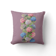 Coussin de jet Vintage Hydrangea