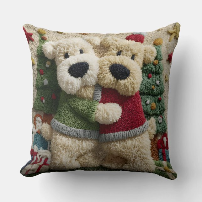 Coussin de jet wheat terrier (Recto)