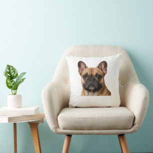 Coussin de jeté Bouledogue Français