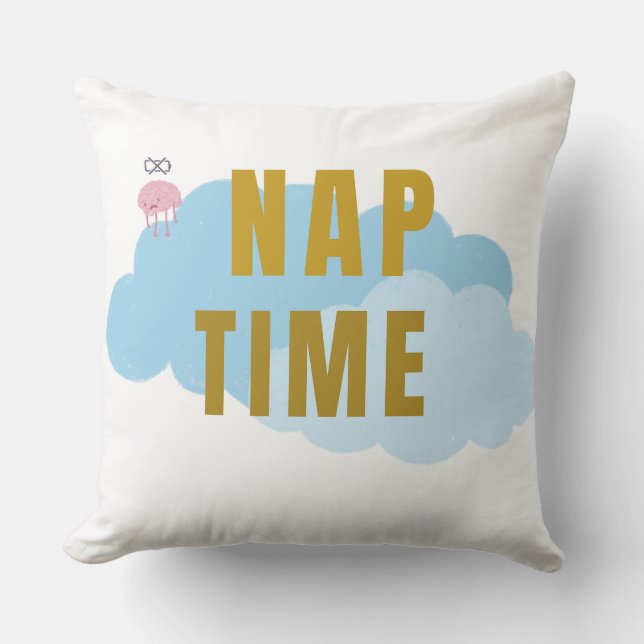 Coussin de jeté confortable pour la sieste – Délic (Recto)