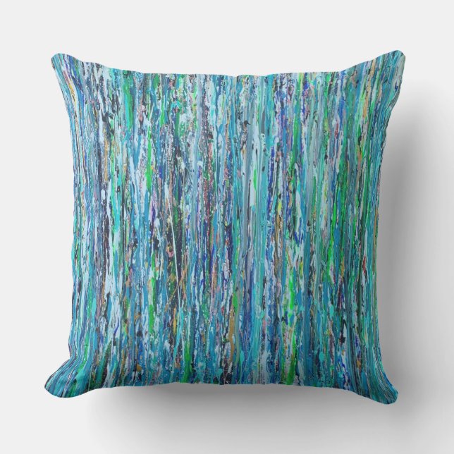 Coussin de jeté extérieur 20x20 Water Under the Br (Recto)