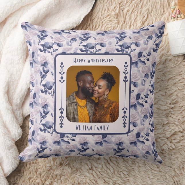 Coussin de jeté pour le cadeau du 15e anniversaire (Couverture)