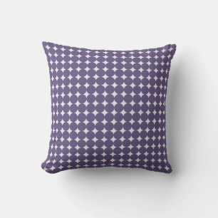 Coussin de jeté pour nurserie à pois violets