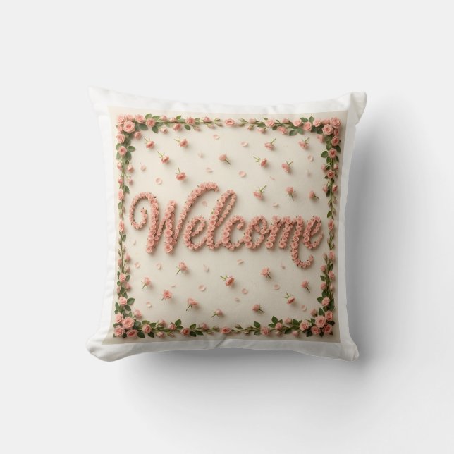 Coussin de jetée de bienvenue  (Recto)