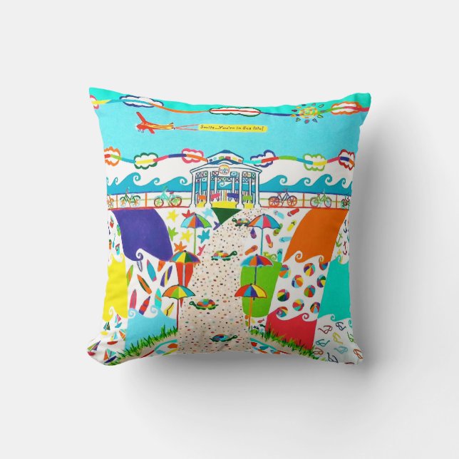 Coussin de jetée de Sea Isle Promenade (Recto)
