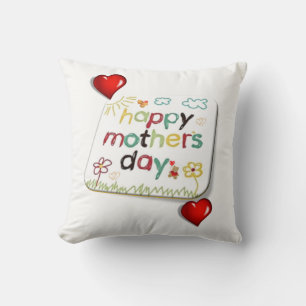 Coussin de jetée pour la fête des mères