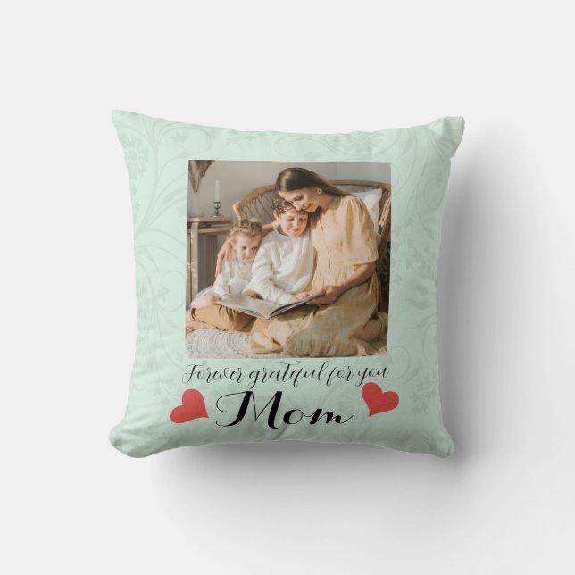 Coussin de jetée pour la fête des mères cadeau pou (Recto)