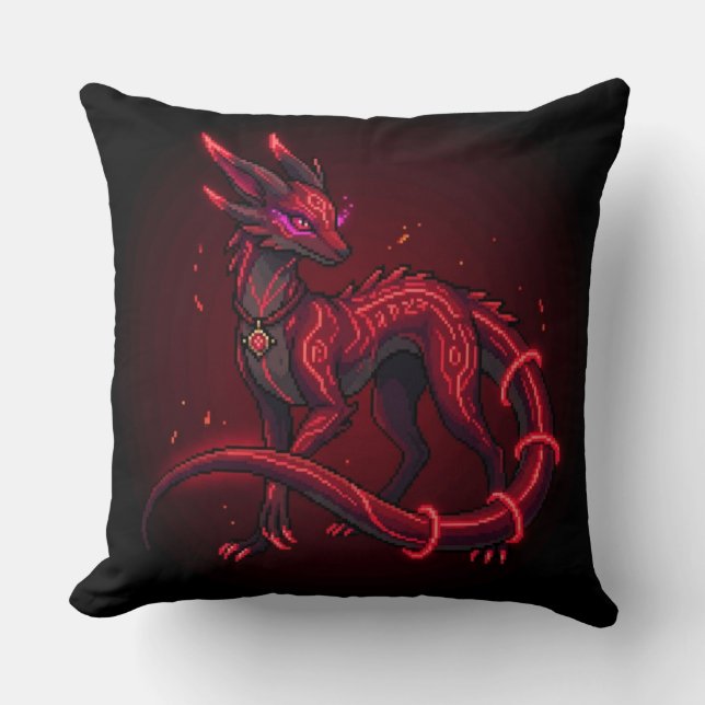 Coussin de jeu créature Rune Neon Emberveil (Recto)
