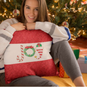 Coussin de joie de Noël