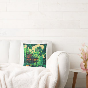Coussin de jungle