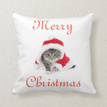 Coussin de Kitty de Noël