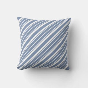 Coussin de la bande de prélèvement bleu et blanc I