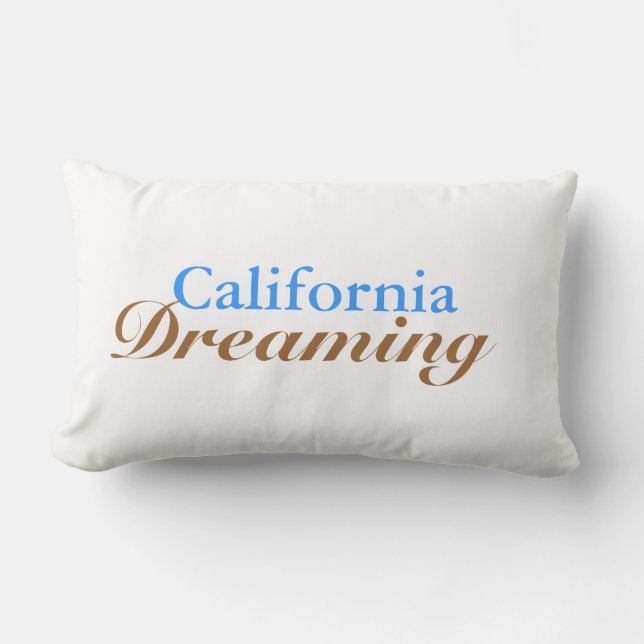 Coussin de la Californie Dreamin (Recto)